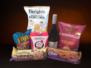 Bubbles & Bites Hamper _ Prosecco, Chocolates and Snacks Hamper